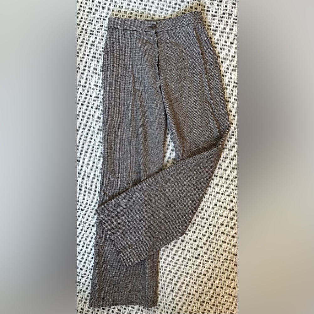 Vintage Houndstooth Wool Pants